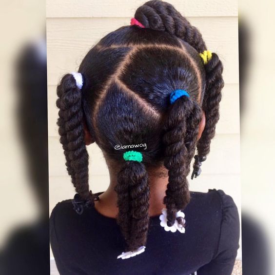 kids hairstyles with beads 2023